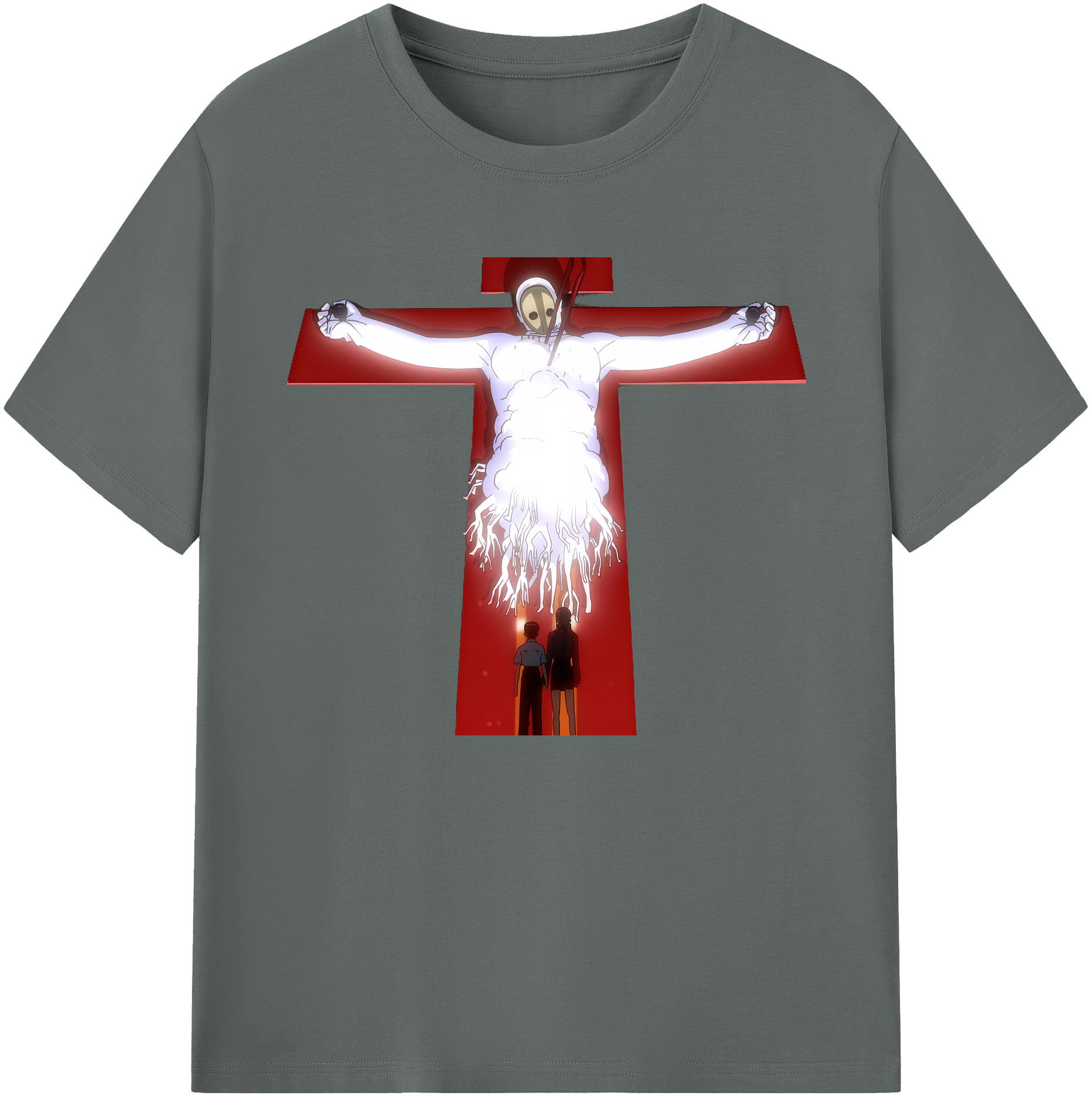 （画像用） EVA 新世紀エヴァンゲリオン 綿100％ メンズ半袖Tシャツ｜肌触りやわらか＆通気性